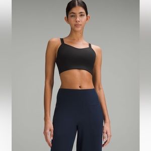 Like a Cloud Ribbed Longline Bra - Black - Size 4